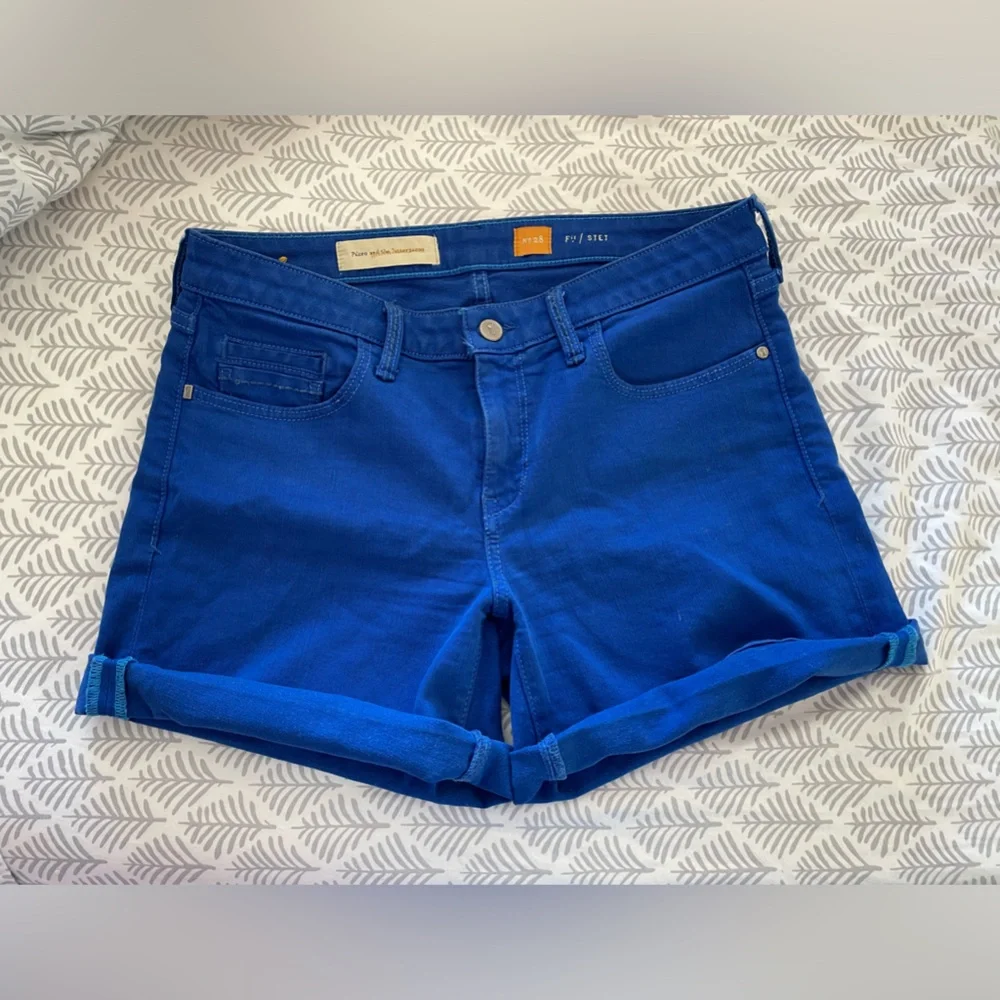 ANTHROPOLOGIE Pilcro Stet Blue Denim Shorts - Picture 3 of 5